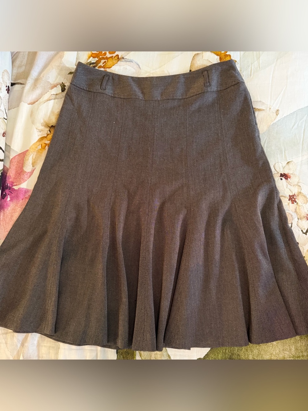 Dalia Brown Flared Women’s Skirt size 12